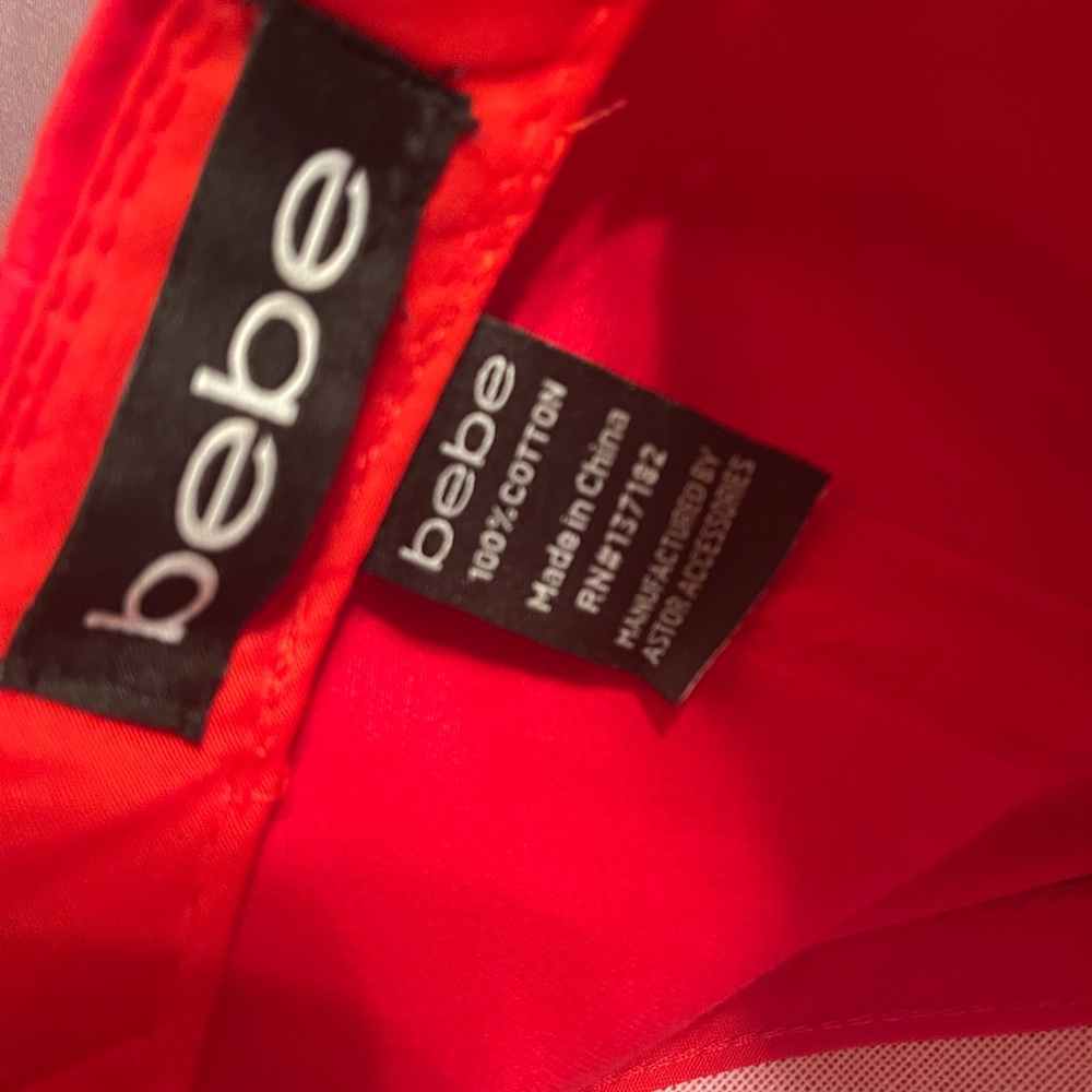 Red Bebe Rhinestone Logo - Picture 6 of 6